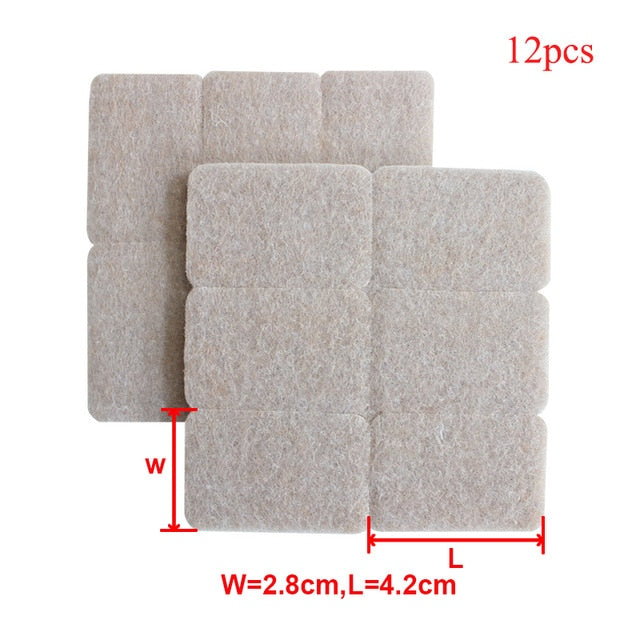 8/16/24pcs/lot Chair Leg Pads Floor Protectors for Furniture Legs Table leg Covers Round Bottom Anti-Slip Pads Rubber Feet